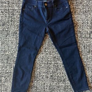 LOFT Dark Blue Ankle Jeans